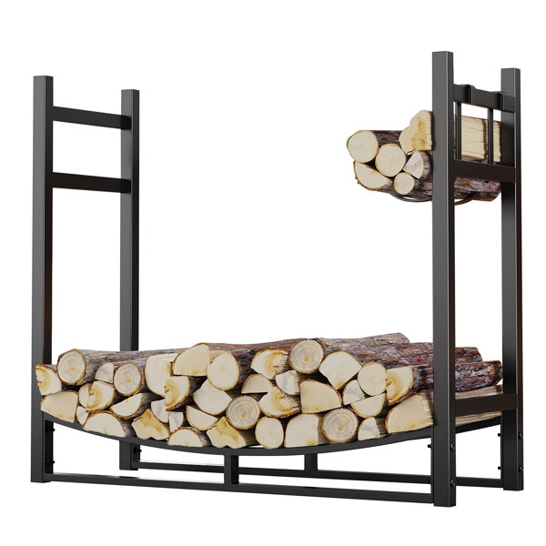 Wildon Home® Aleycia 34'' W Metal Log Rack Wayfair